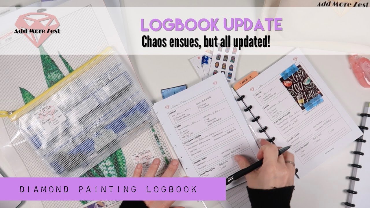 Diamond Painting Logbook | March/April 2024