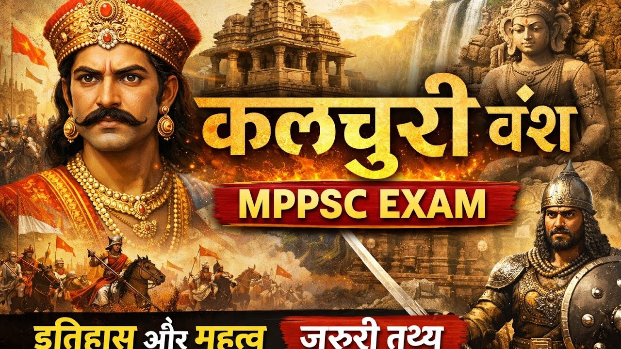 Unit 2 कल्चुरी राजवंश prelims + mains  for MPPSC 2026🔥🎯
