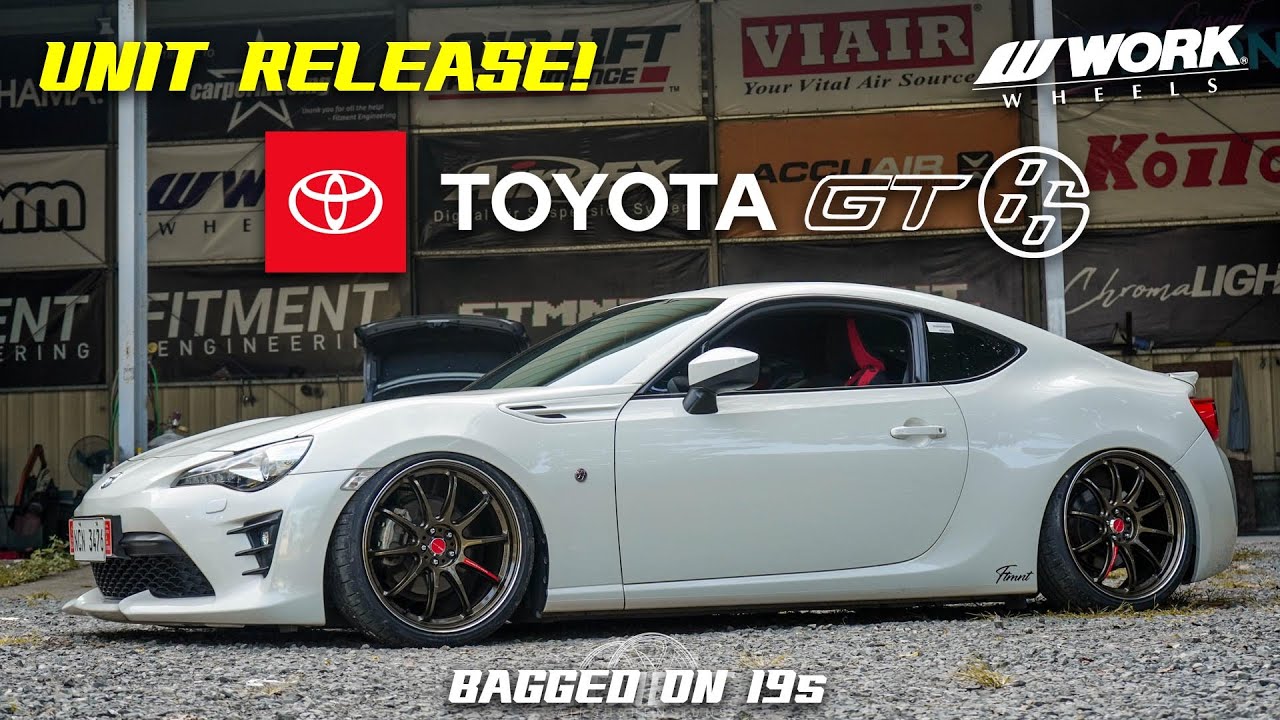 RELEASING THIS BAGGED TOYOTA 86 ON 19-inch WORK WHEELS!