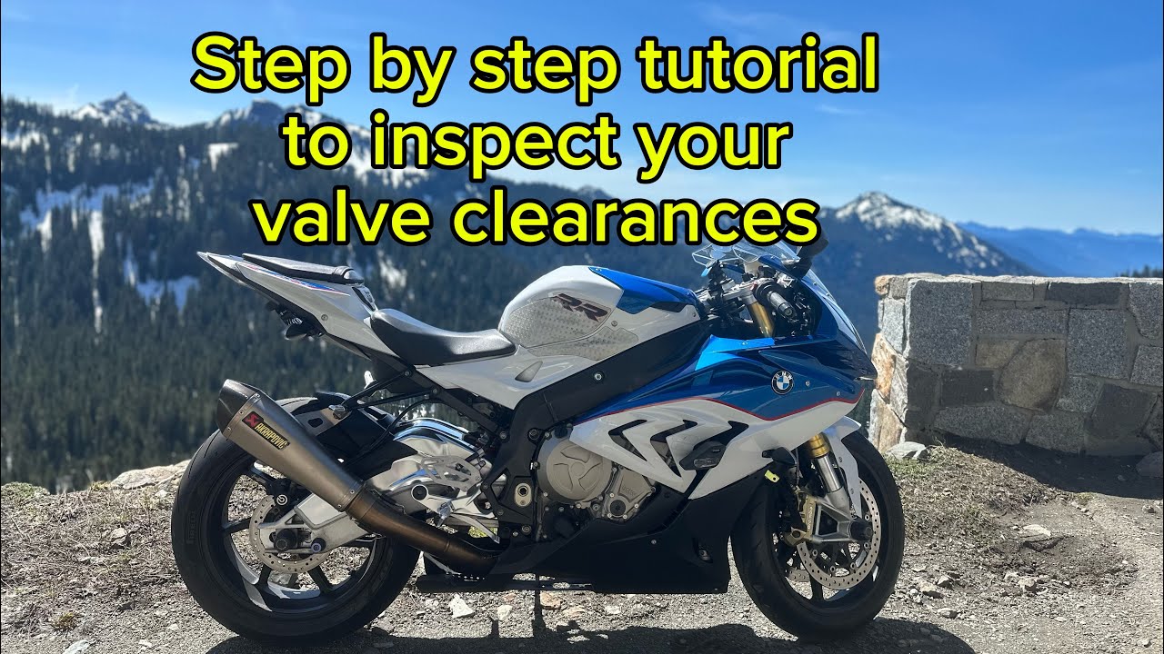 BMW S1000RR (10-17) valve clearance check 