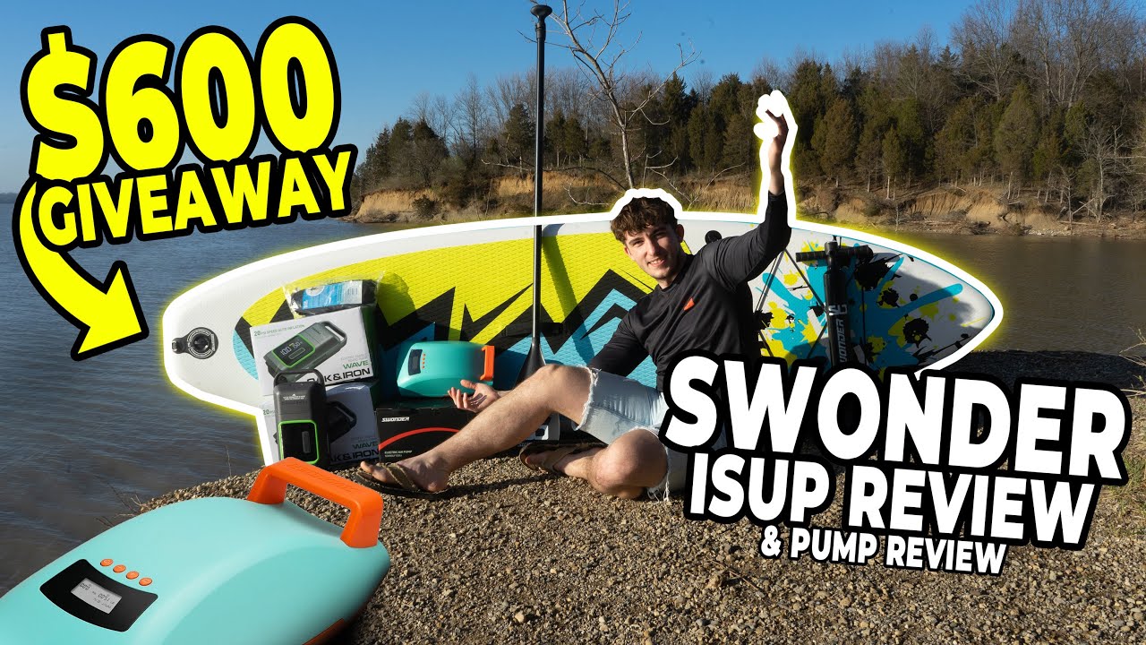 Swonder Paddleboard Review & HUGE Giveaway! | Swonder Seawolf' 'Efficient SUP Electric Air Pump
