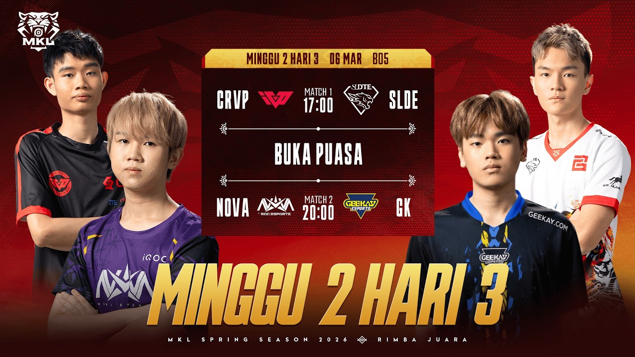 🔴 LIVE NOW | [BM] Musim Bunga 2026 | Regular Season Minggu 2 Hari 3