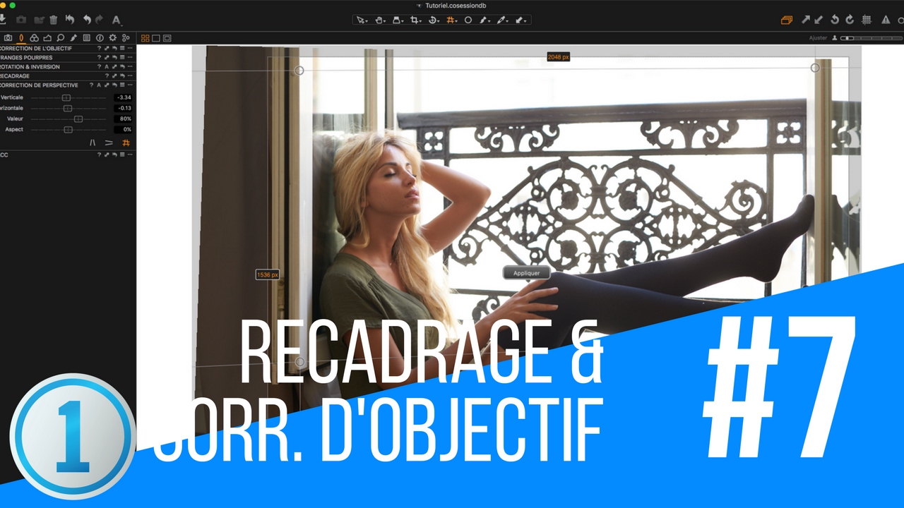 #7 - Recadrage, Perspective, et Correction d'Objectif dans Capture One (français)