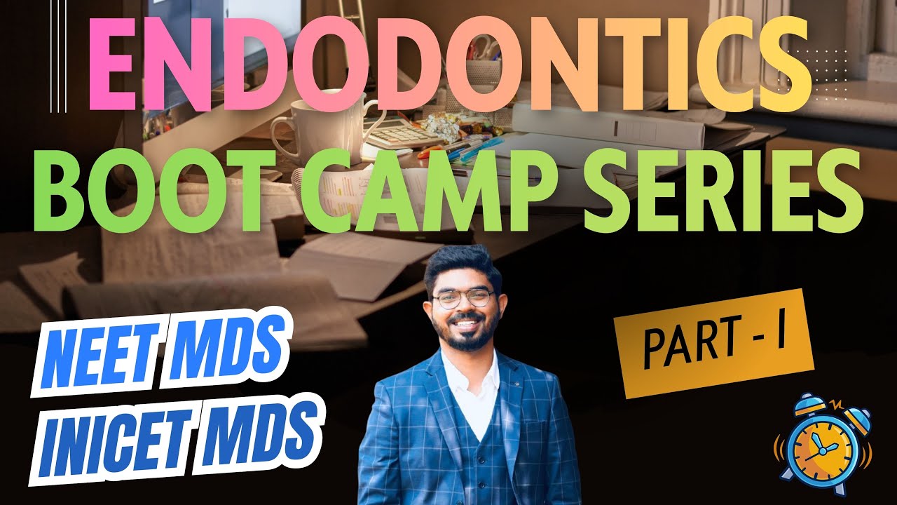 NEET INICET: ENDODONTICS Questions You CANNOT Miss |MUST DO | Dr. Srikanth