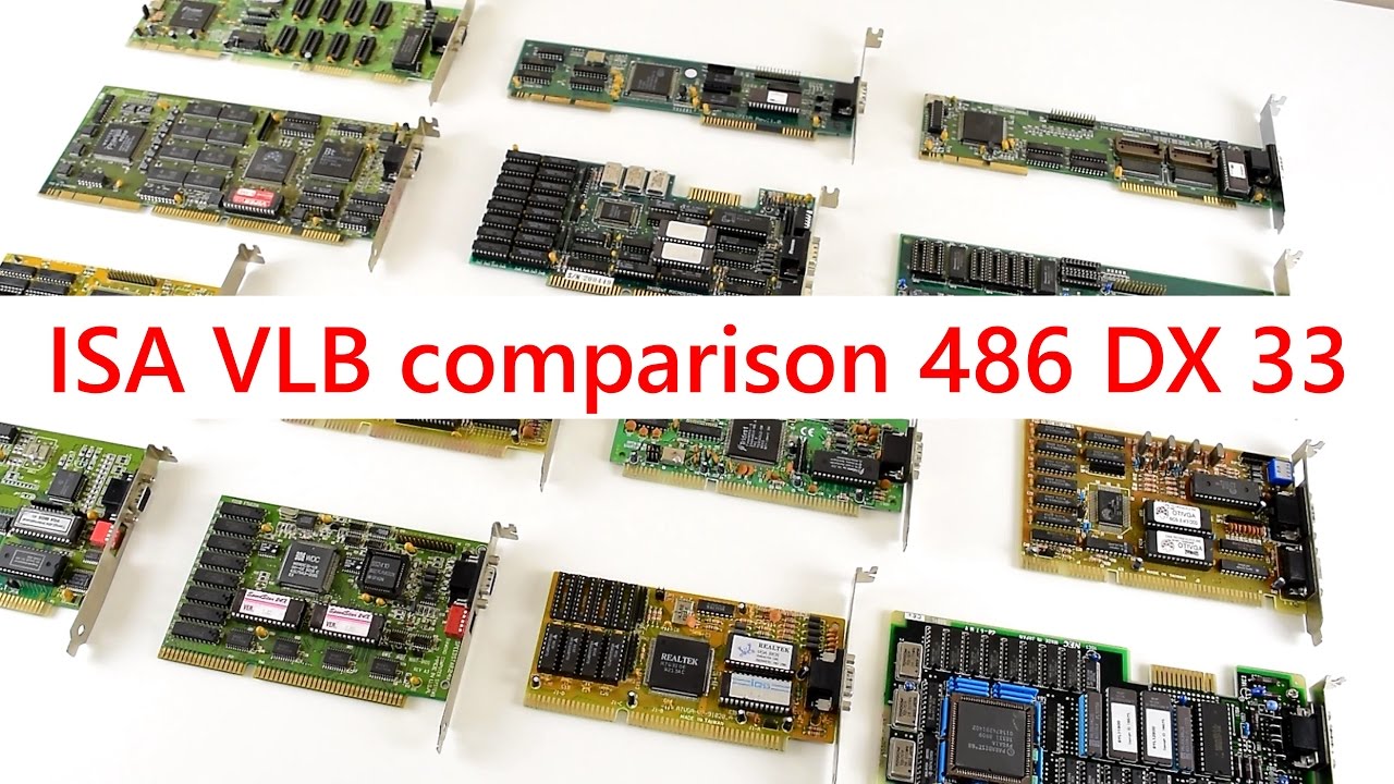 Graphics Card Comparison 486 DX 33 ISA VLB DOS