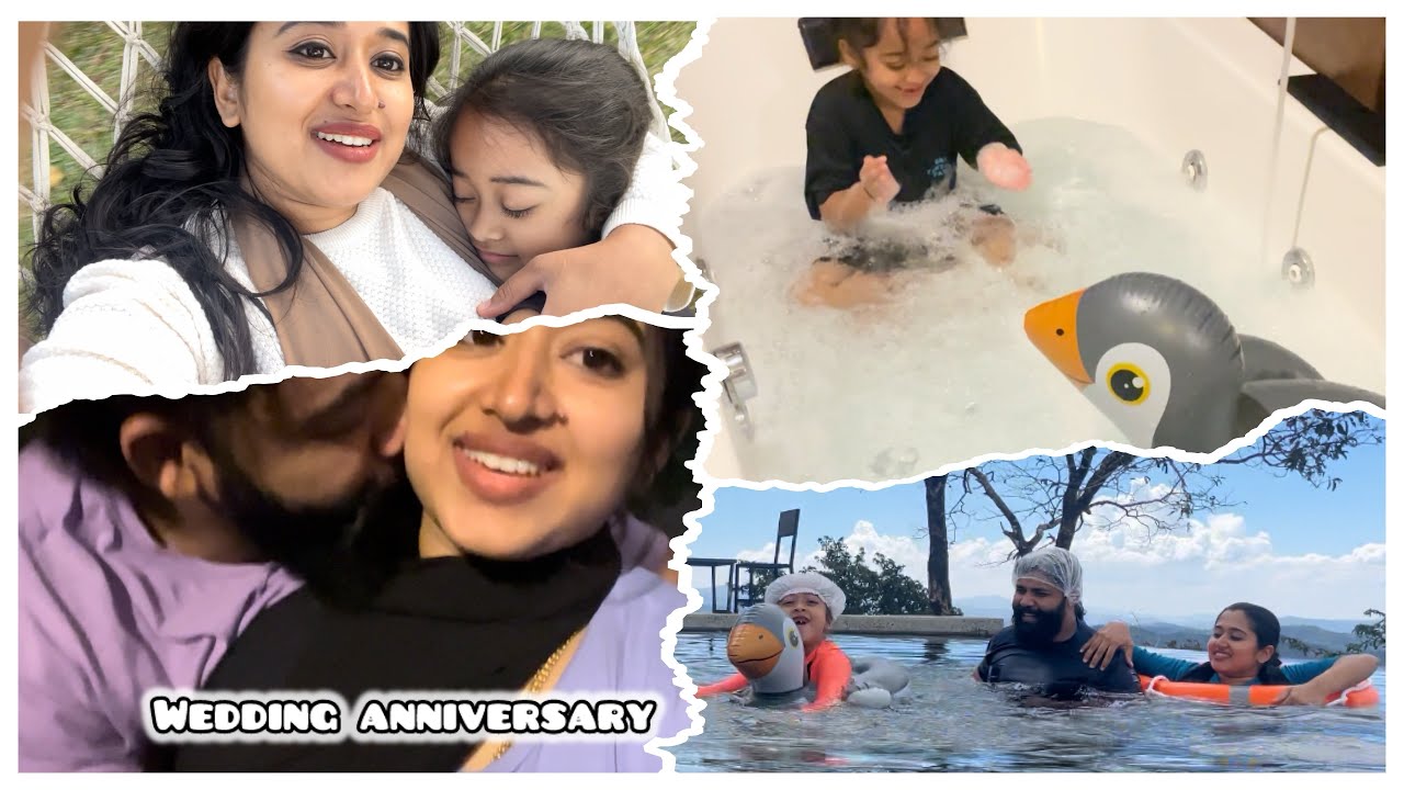 Anniversary prank😅🫠🧿wedding anniversary surprise😍Alhamdulillah for everything🤲🏻 #malutty #shanumubi 
