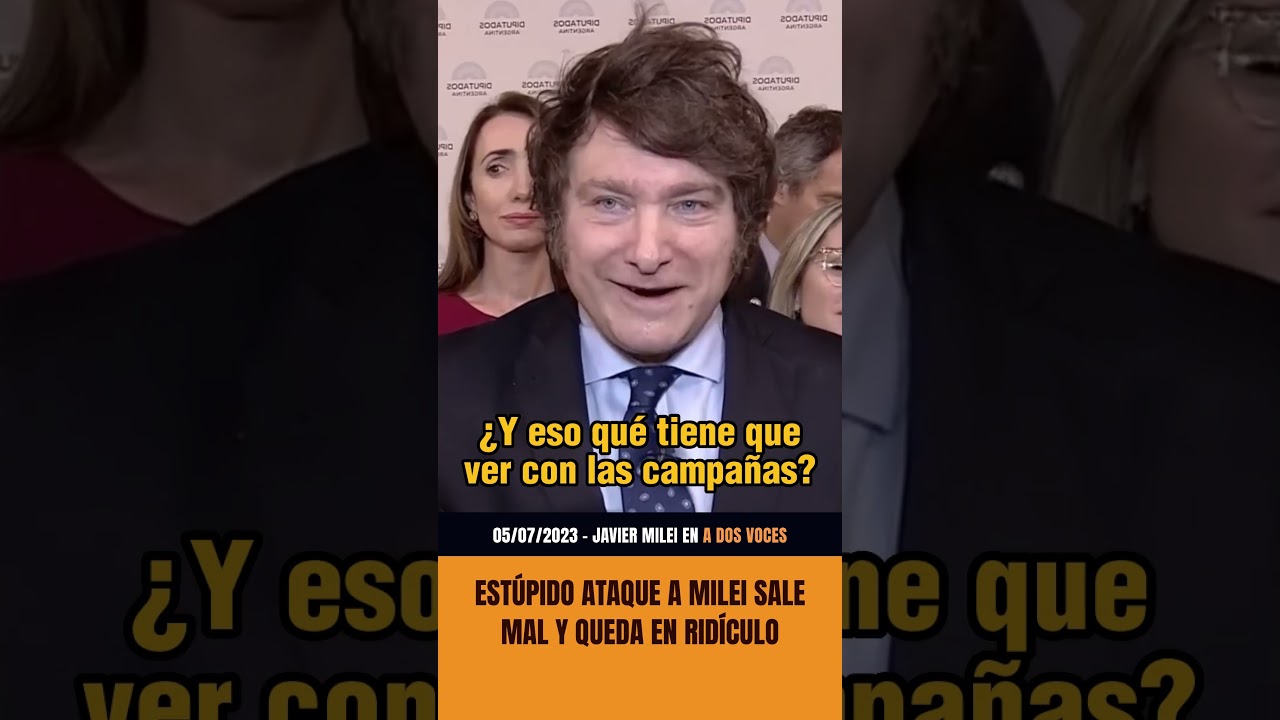 Edgardo Alfano ATACA a Javier Milei pero queda en RID&Iacute;CULO - Entrevista a Milei en A Dos Voces (TN)