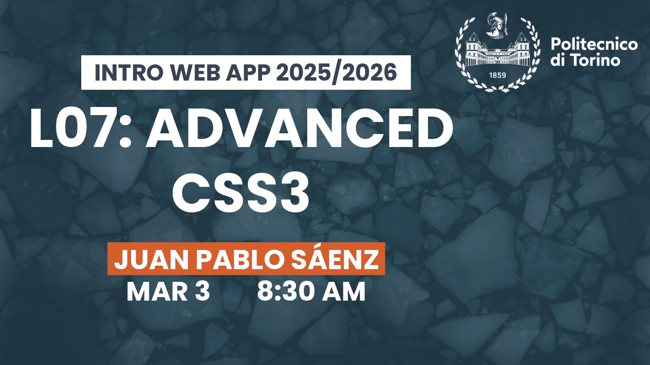 IWA 25/26 - L07: Advanced CSS3