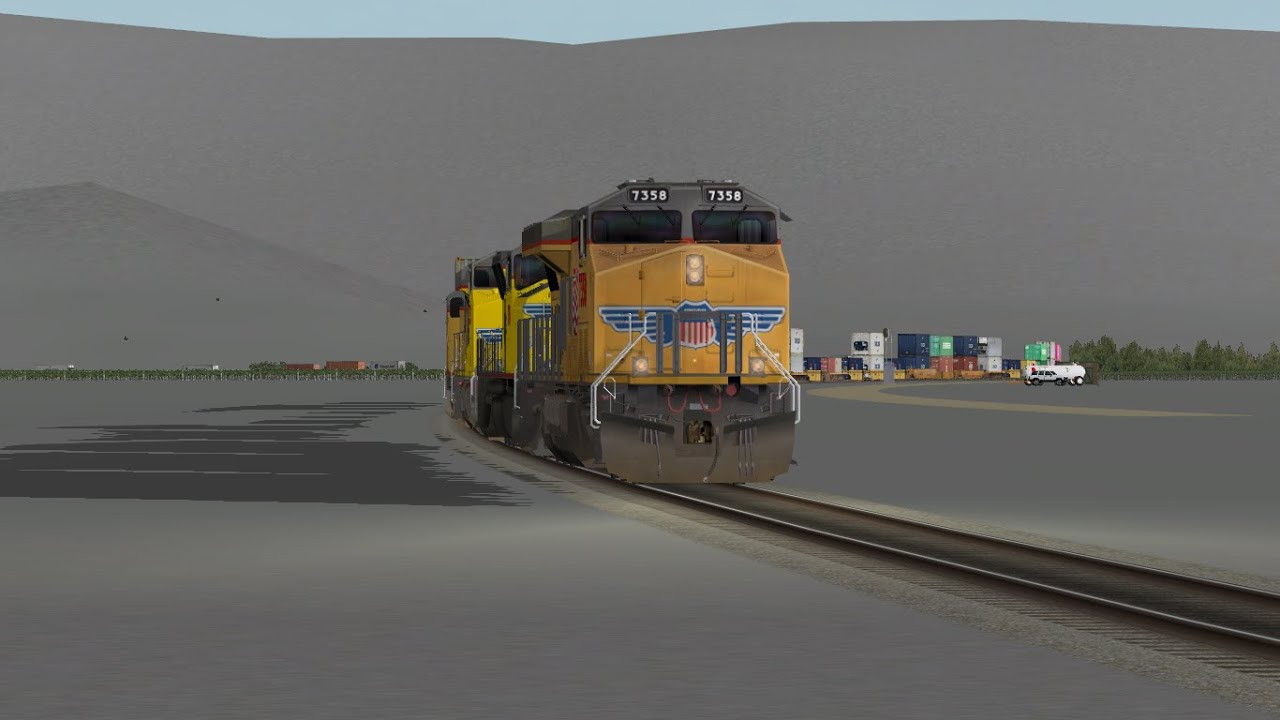 ORTS: Fast UP C45ACCTE #7358 SB IG2LA-03 At San Luis Obispo, CA