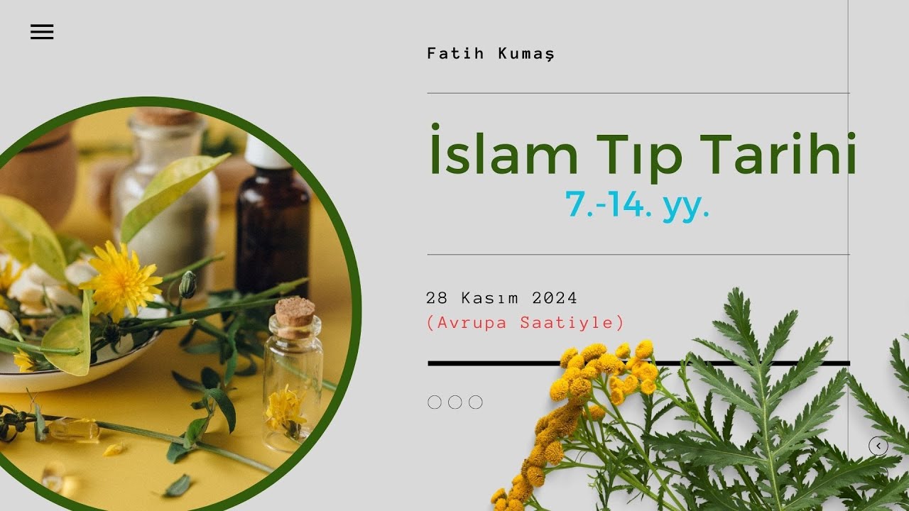 İslam Tıp Tarihi 7.-14.yy l Fatih Kumaş