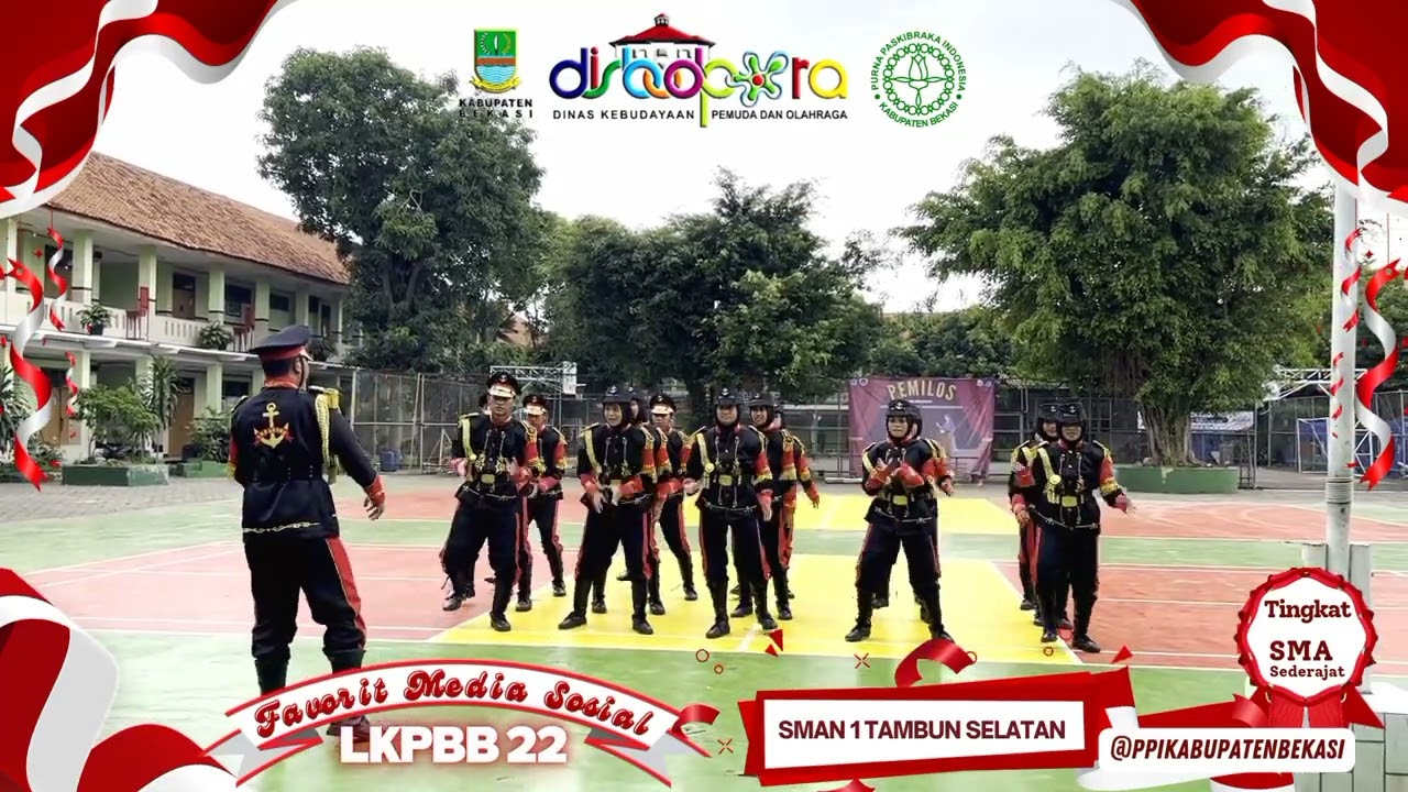 Yel-Yel Paskibra SMAN 1 Tambun Selatan | LKPBB 22 Kabupaten Bekasi
