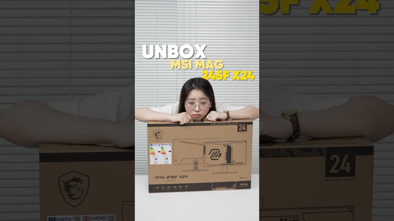 Only around $120 for a 240Hz, 0.5ms gaming monitor &mdash; can you believe that? #shorts #unboxing