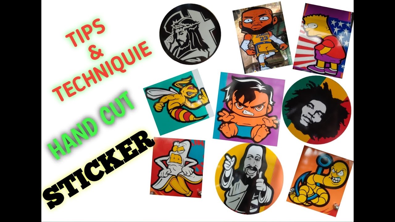 Tips & technique Hand cut sticker