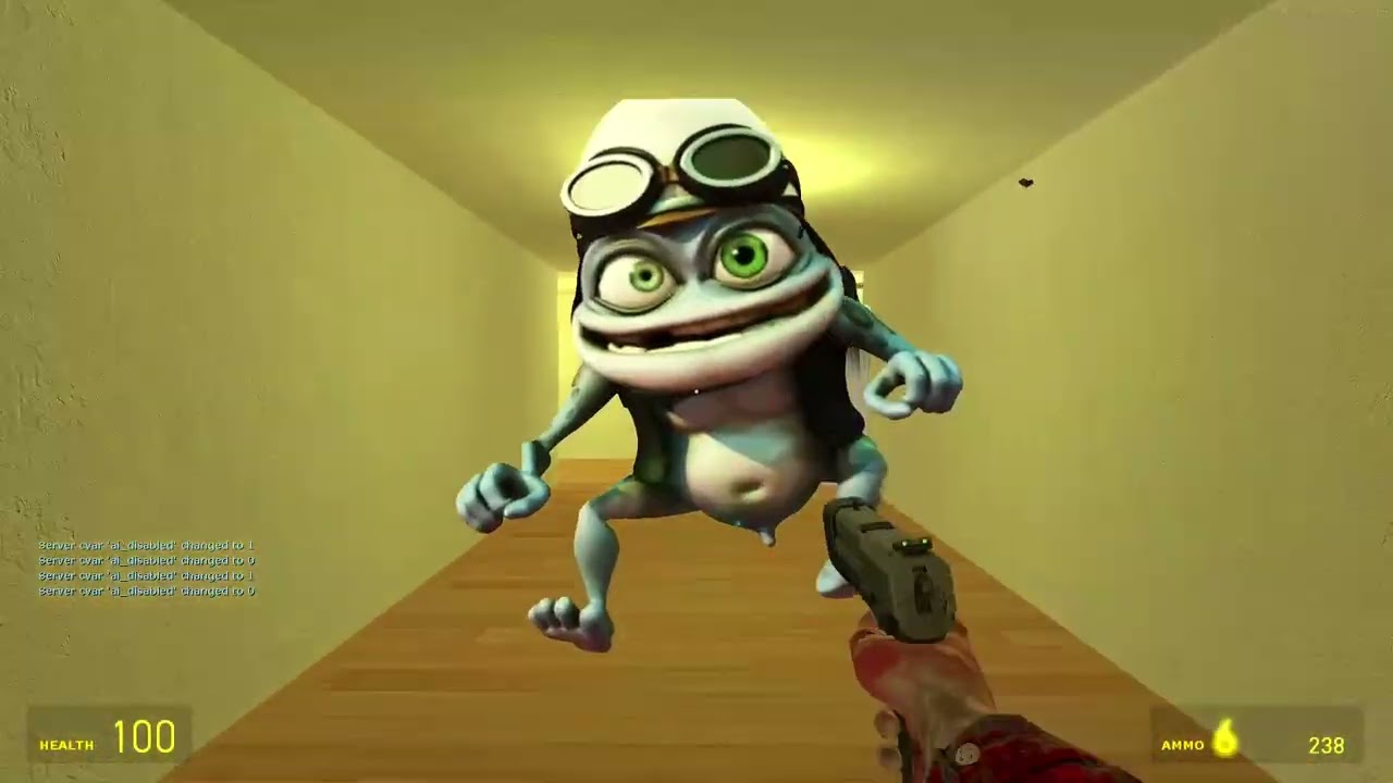 Hunted Repeatedly by Crazy Frog and Hand 1 Inside the Hotel Map | GMod Horror Gameplay
