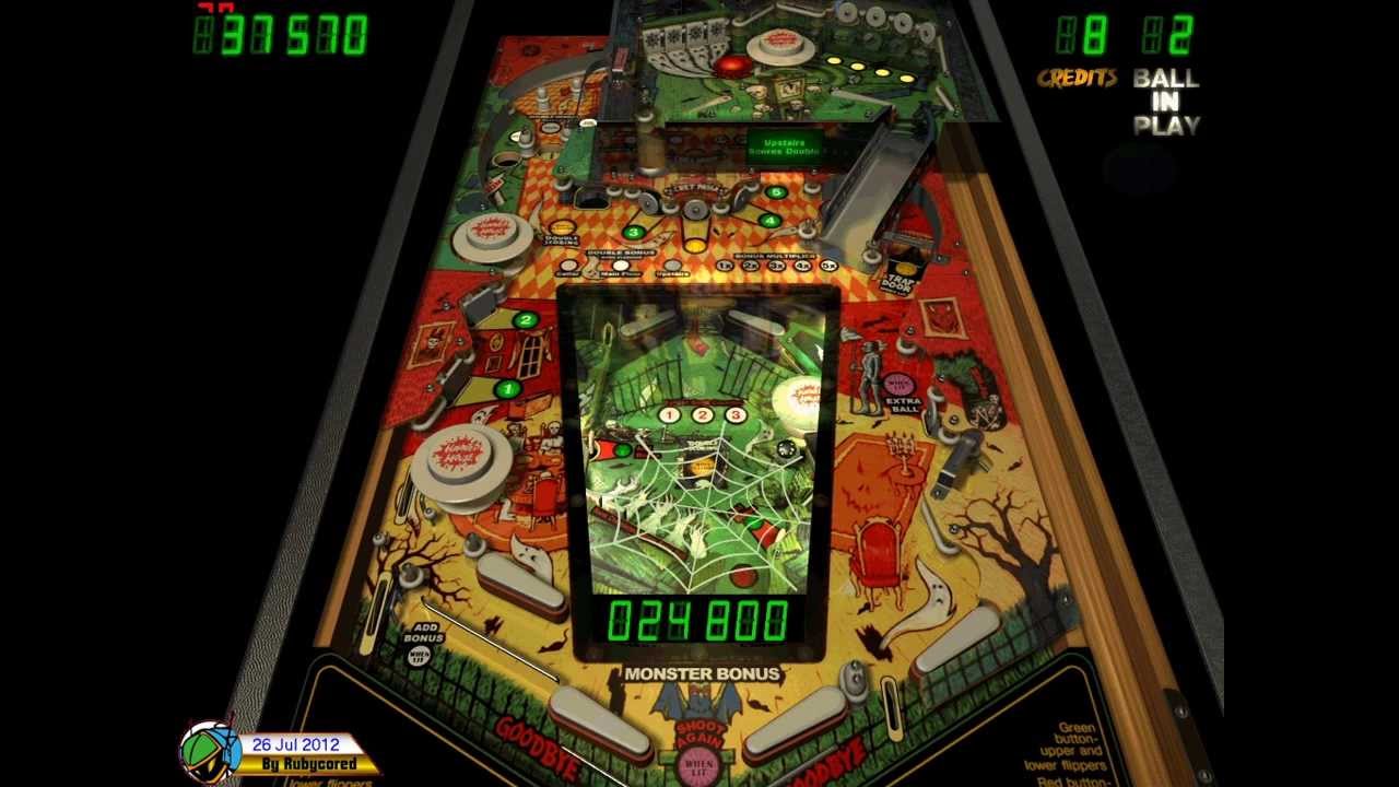 Microsoft Pinball Arcade (1998, PC) - 6 of 7: Haunted House (1.68 Million)[720p50]