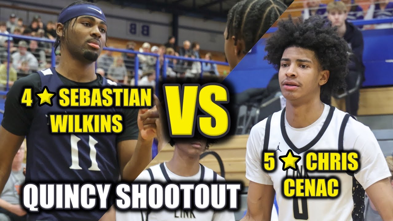 4  ⭐️SEBASTIAN WILKINS SENDS LINK ACADEMY HOME !! POWER HOUSES CLASH IN QUINCY! FT 5⭐️CHRIS CENEC JR
