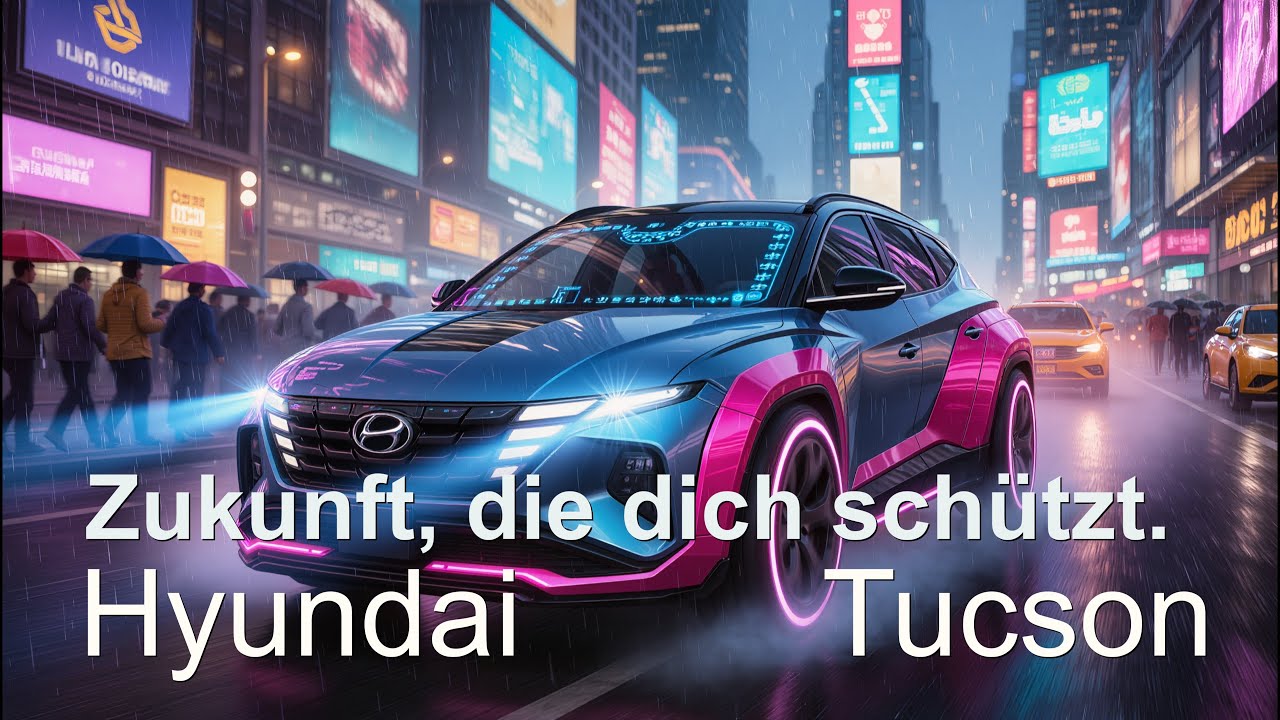 Hyundai Tucson 2026 - Probefahrt mit Verfolgung -  Actionszene 😬 AI Film