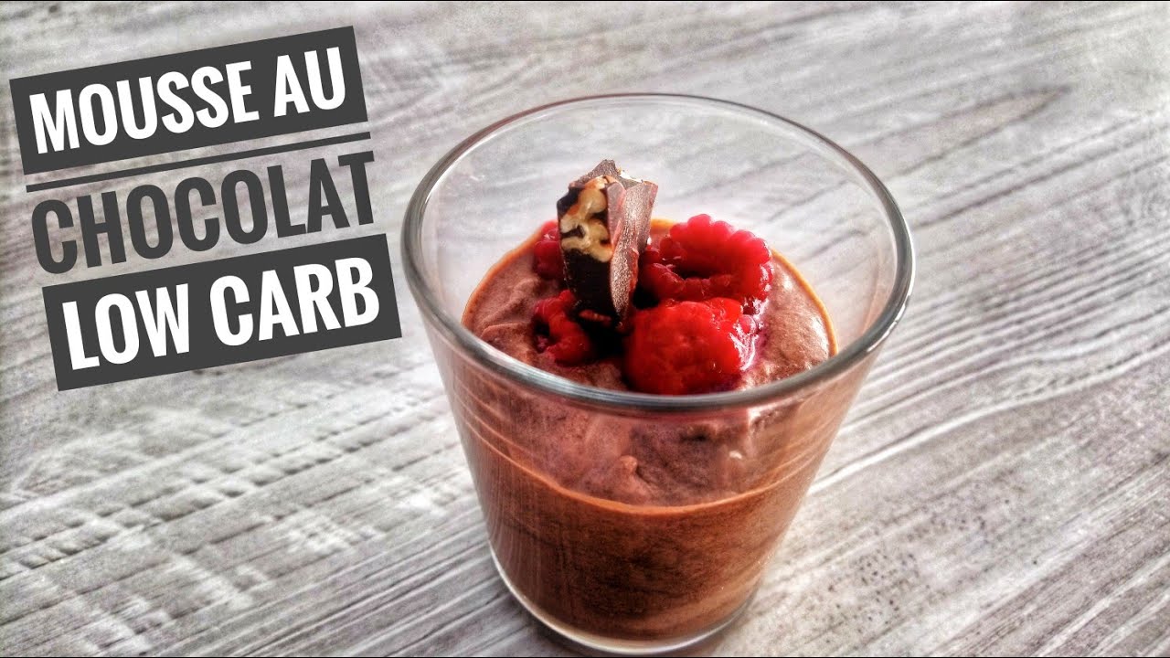 Mousse au Chocolat low carb - Blitzrezept