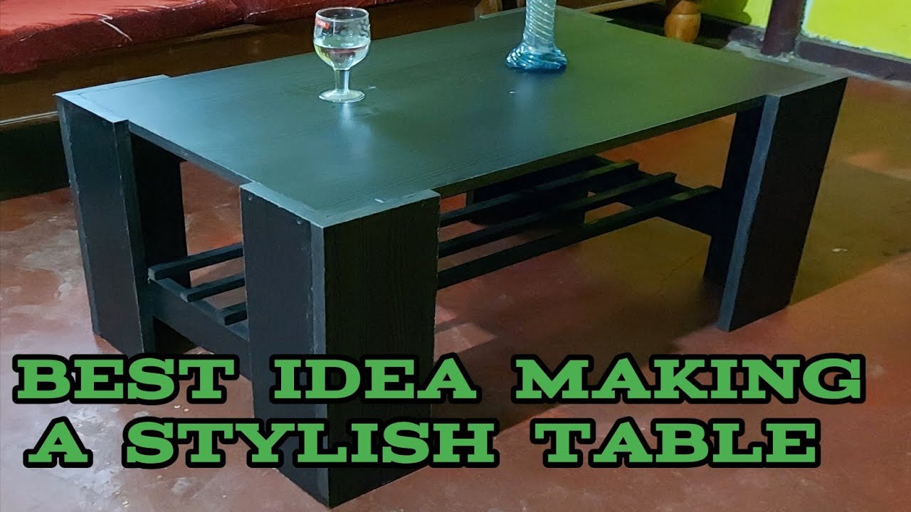 Ply Board Tea Table table making idea table making home plywood table how to make a table