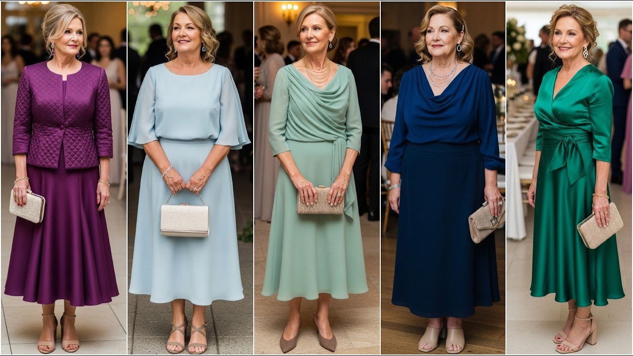 Elegant Midi 2 Piece Dresses for Mother of the Bride: Top Rated Stylist Picks for Every Body Shape