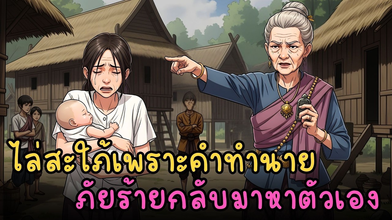 เชื่อหมอดูว่าอัปมงคล แม่ผัวไล่สะใภ้ออกหมู่บ้าน สุดท้ายรับกรรม| นิทานพื้นบ้านไทย · เรื่องเล่าเก่าแก่