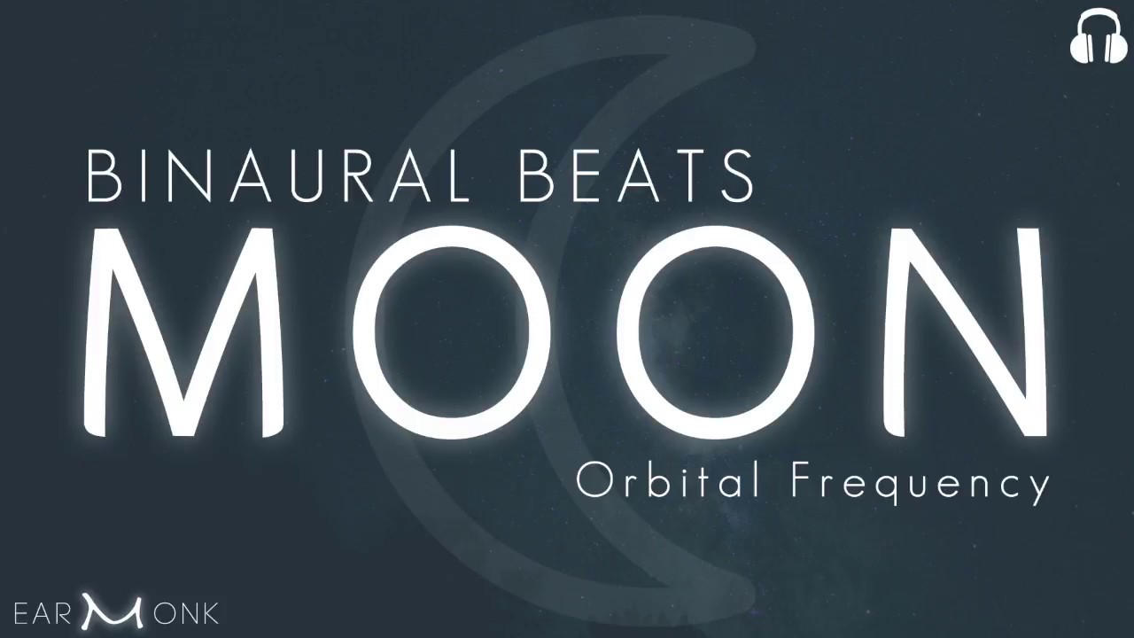 THETA Binaural Beats -🌜MOON Orbital Frequency - LISTEN TO PLANETS - Allow Emotions