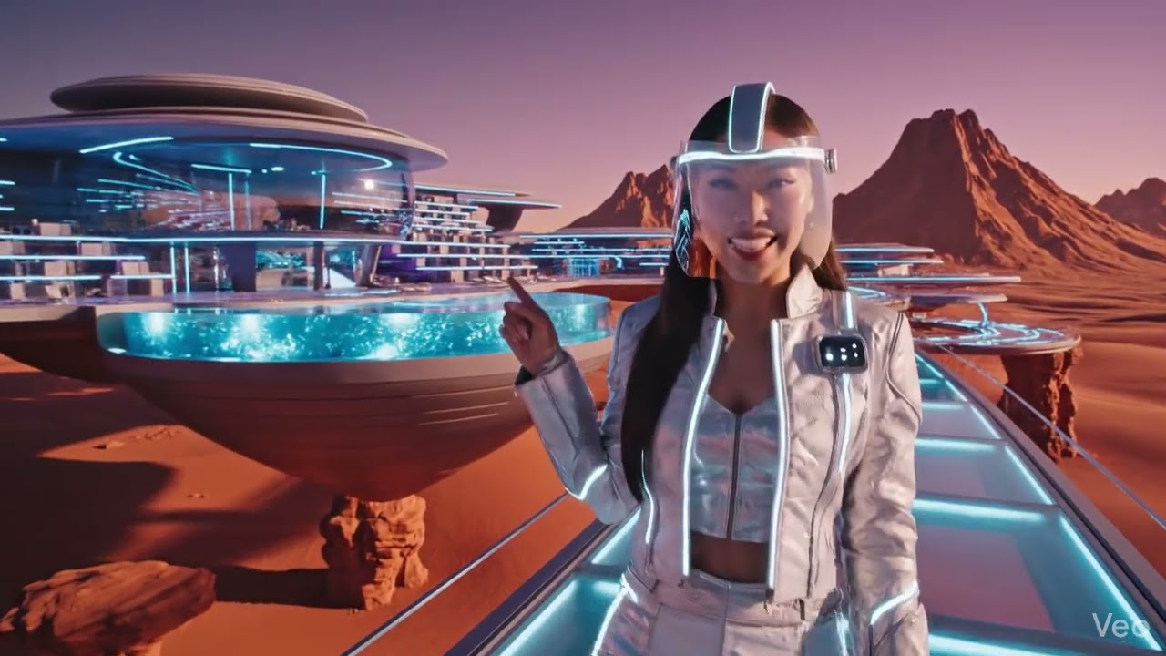 I’m Staying at a LUXURY RESORT on MARS 🚀 | Future Travel Vlog (8K)