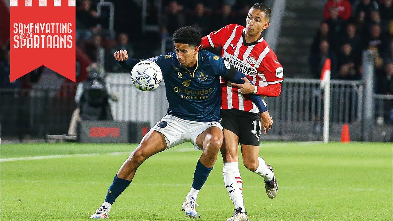 Sparta krijgt te weinig in Eindhoven | Samenvatting PSV - Sparta Rotterdam