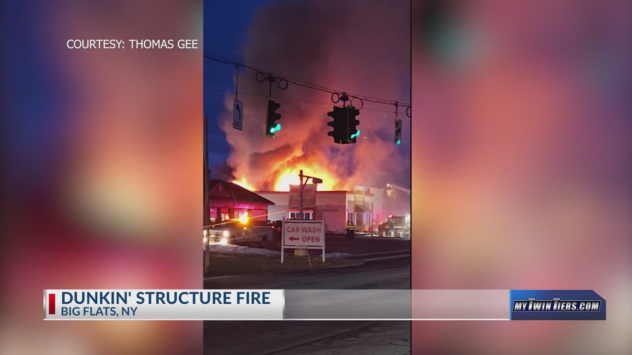 Structure fire reported at Dunkin' on Chambers Road