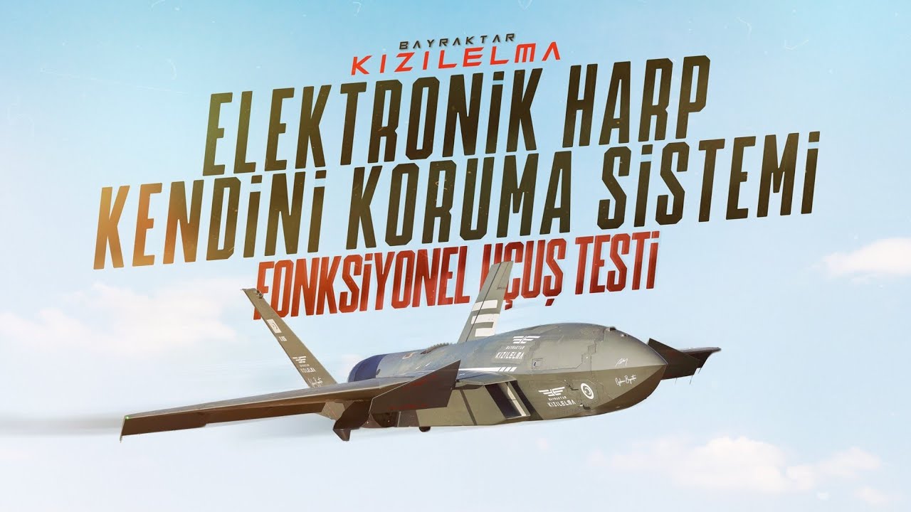 Bayraktar #KIZILELMA | Elektronik Harp Kendini Koruma Sistemi Fonksiyonel Uçuş Testi