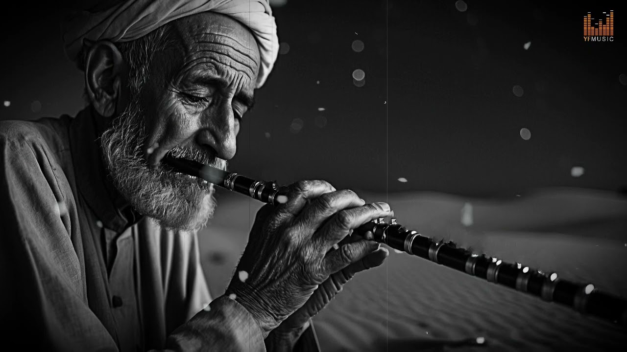 ناي حزين و موسيقى حزينة على ناس رحلت ولن تعود