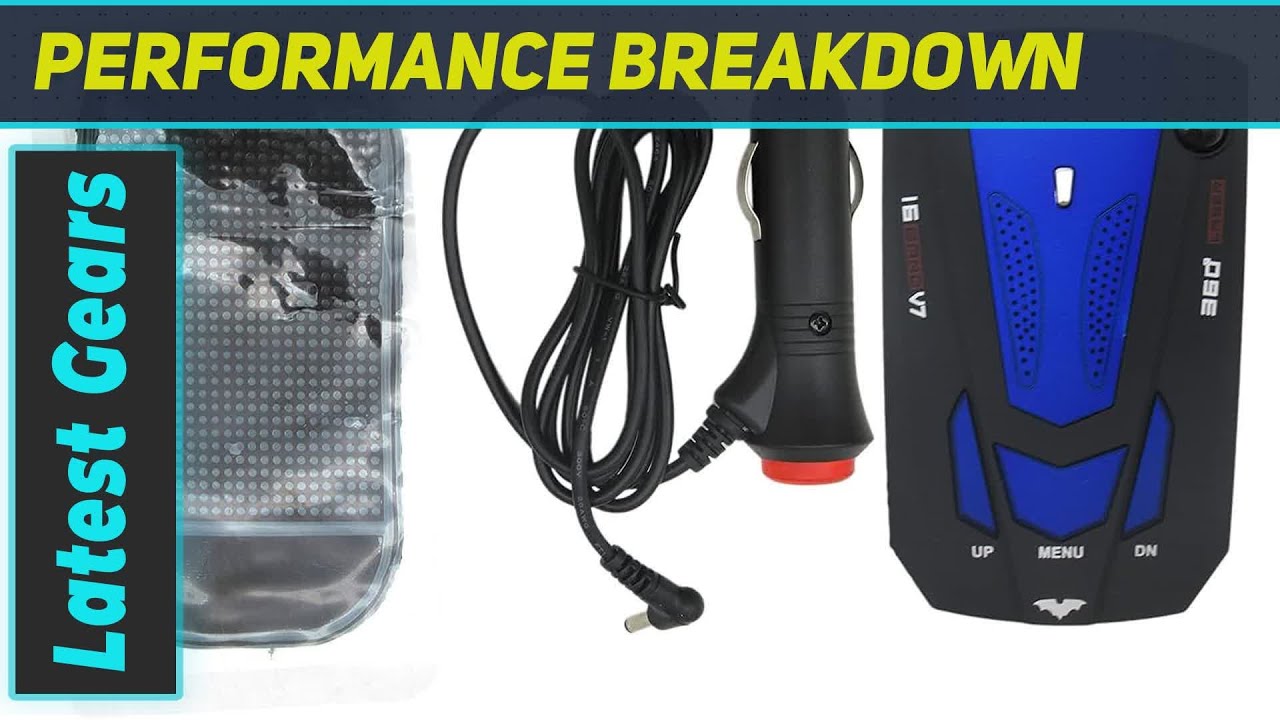 Laser Radar Detector 360&deg; GPS Speed Police Safe Review & Test