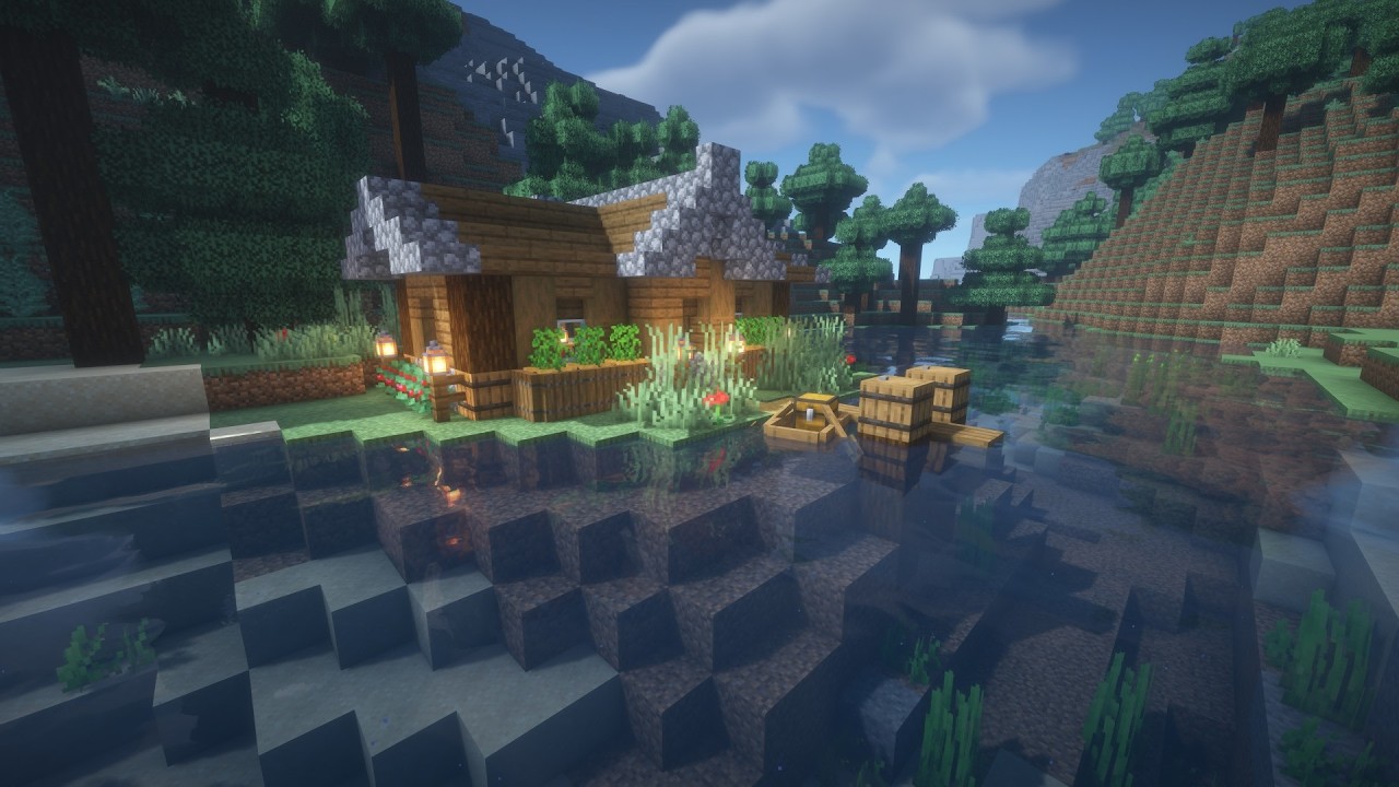 Simple Spruce Starter Base In Minecraft