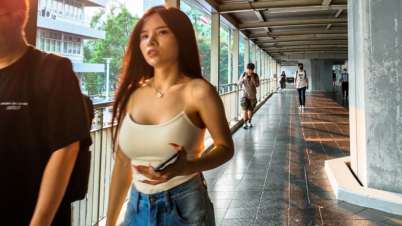 Skywalks, Shrines & Street Food of Bangkok: Walking Central World to Siam Square, BTS, Thailand 4K