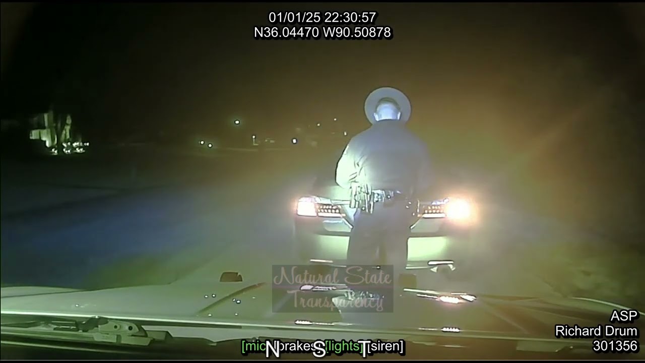 Traffic Stop Linwood/Clover Paragould Greene Co Arkansas State Police Troop C, Traffic Series 1480