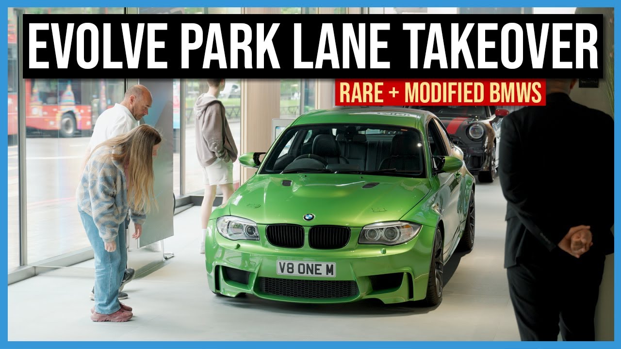 We Flew to London to check out BMW's best Showroom (Evolve Automotive Park Lane Takeover)