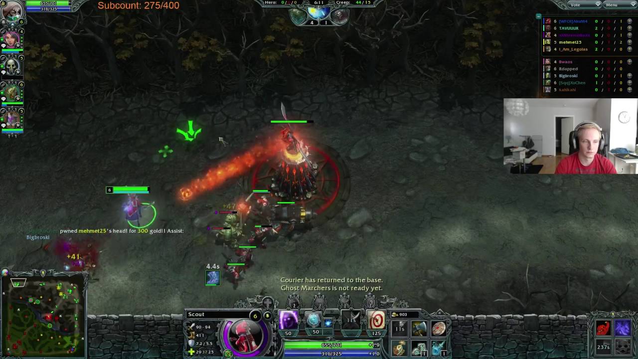 [HoN]Zlapped plays Thaibuild Scout!