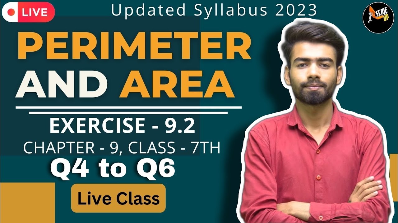 Exercise 9.2 Q4 to Q6 | Perimeter and Area | Chapter - 9 | Class 7th Maths | CBSE 2023