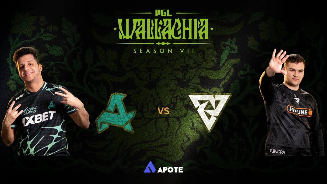 Aurora Gaming vs TundraEsports Bo3|PGL Wallachia Season 7 - Playoffs