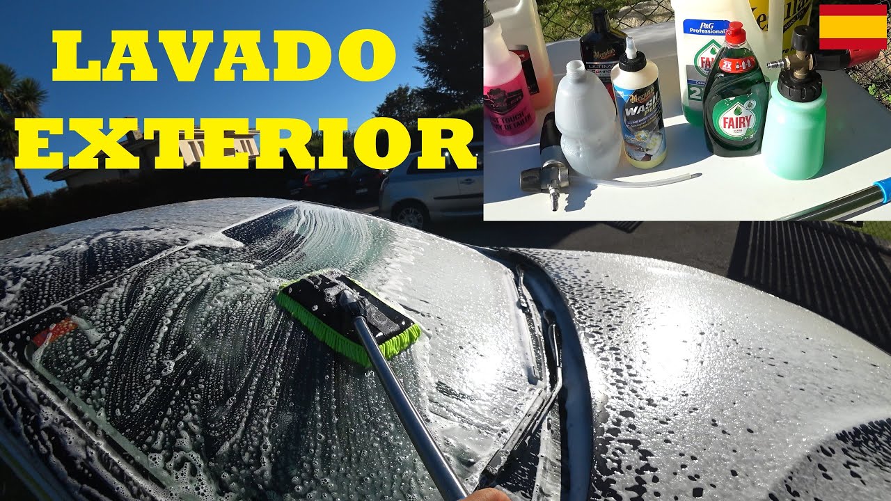 LAVADO rápido a mano antes de proteger tu coche 🧽 FAIRY & MEGUIARS WASH PLUS 🧼
