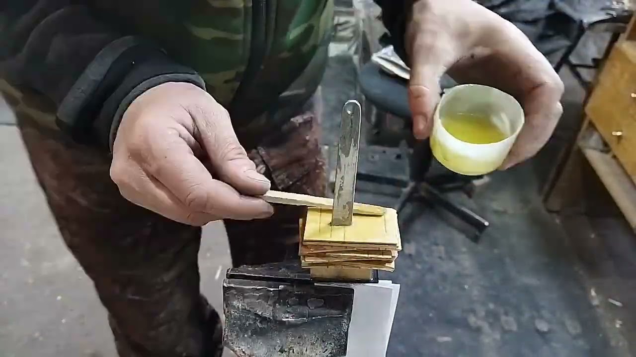 Берестяная Рукоять Нож из Стали 95х18