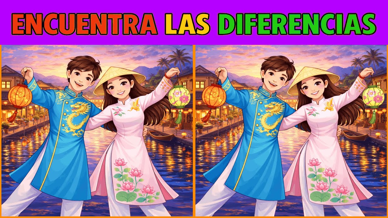 ENCUENTRA LAS DIFERENCIAS 🔍 | Hoi An, Vietnam 🇻🇳 | E3D Víctor #15