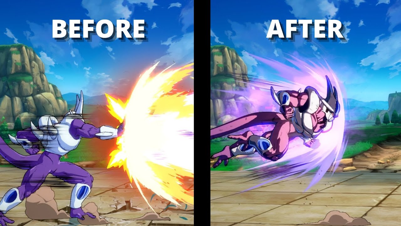 Cooler Changes! Before and After Comparison!! Dragon Ball FighterZ Patch 1.31