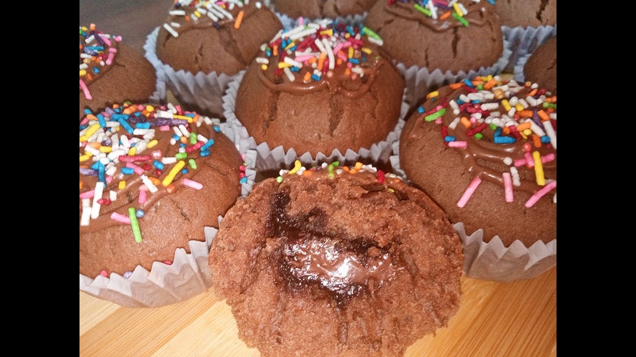 مافن الشكولاتة اللذيذ إقتصادي وبأسهل طريقة Muffins au Chocolat