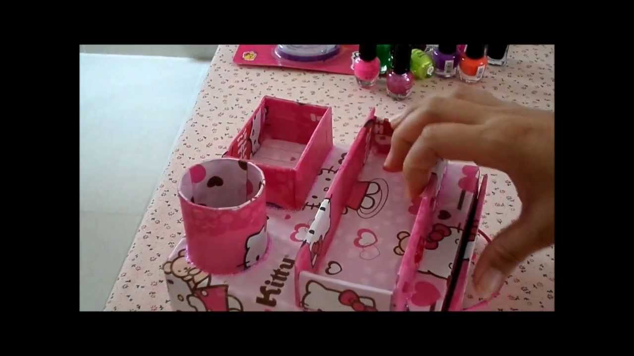 ORGANIZADOR PEQUEÑO PARA NIÑAS*HELLO KITTY por Fantasticazul