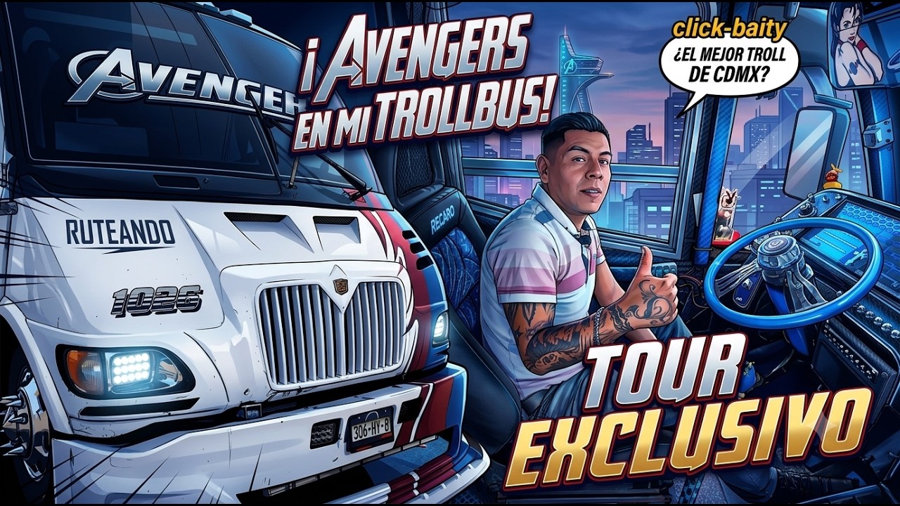 Descubriendo el Famoso Camión Avengers en México 🇲🇽
