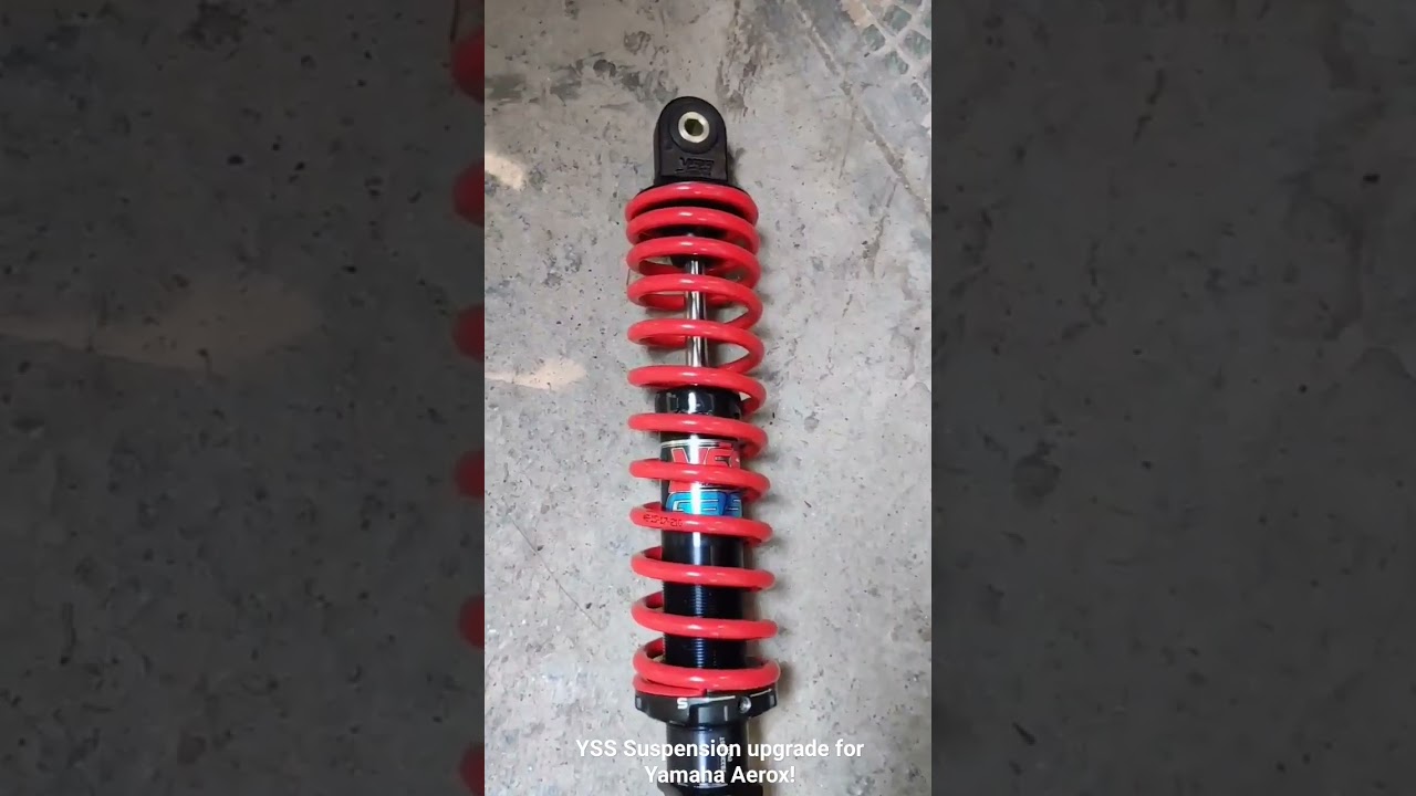 YSS Suspension for Yamaha Aerox from LRL Motors. It's better than stock... #diy #aerox155