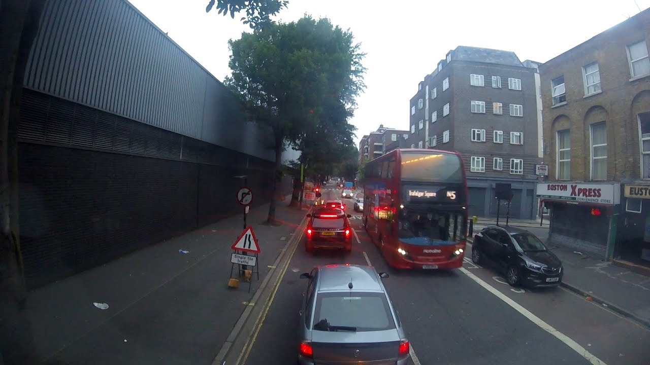 N5 Bus Route Visual: Trafalgar Square - Edgware