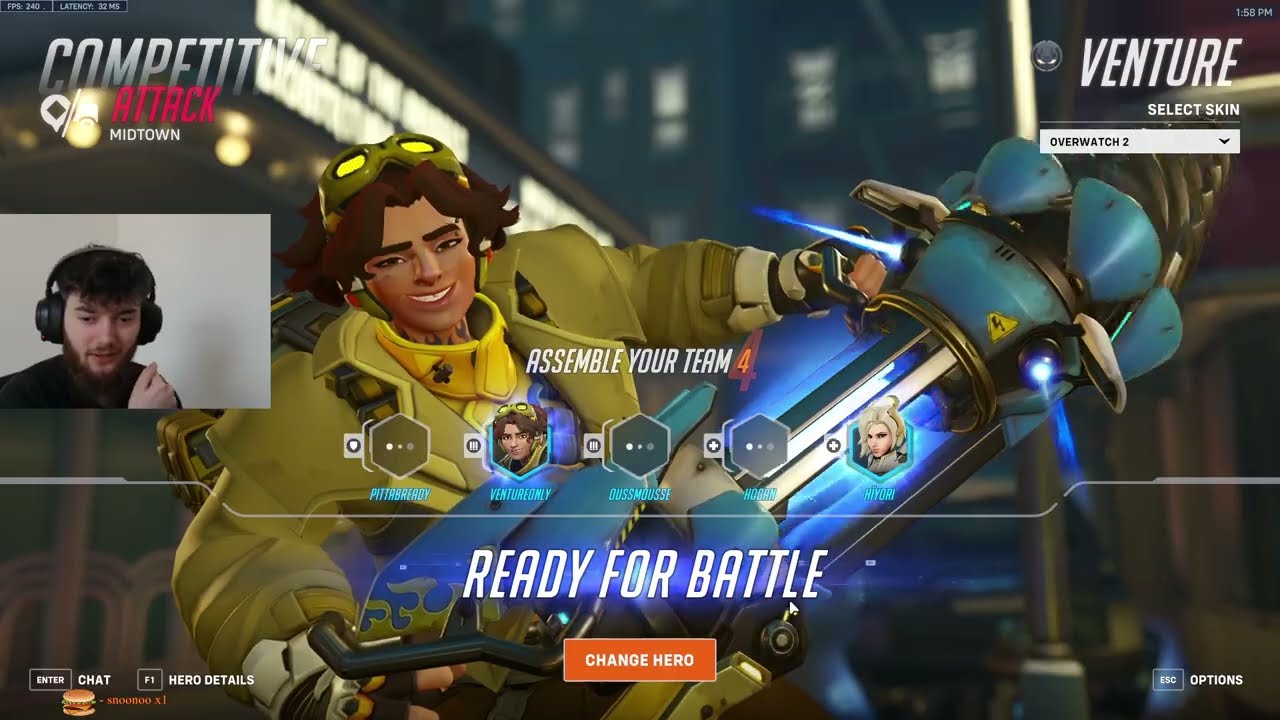 Dafran VENTURE Unranked to Top 500 full VOD part 2