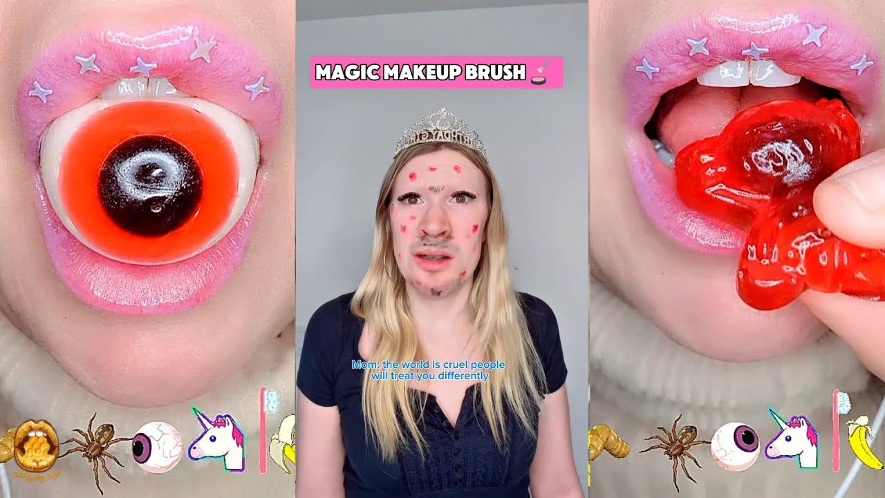 🍅 ASMR eating Storytime 💝 @Brianna Guidryy  @Brianna Mizura  💝 Funny Video  POVs Tiktok Part #106